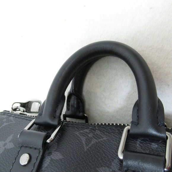 LOUIS VUITTON Keepall XS 2way Shoulder Hand Bag M45947 Monogram Eclipse Used LV - Picture 7 of 9